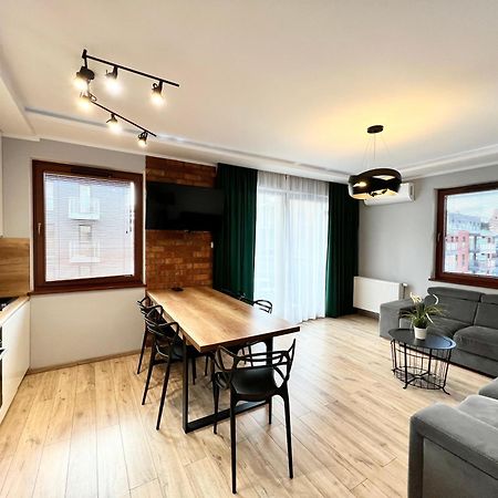 Stylish Apartment Oldtown Riverview Balcony Danzig Exterior foto