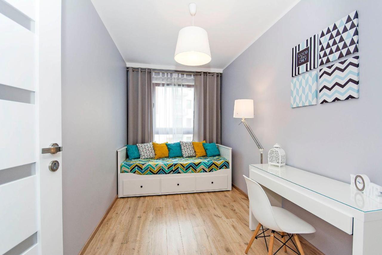 Stylish Apartment Oldtown Riverview Balcony Danzig Exterior foto