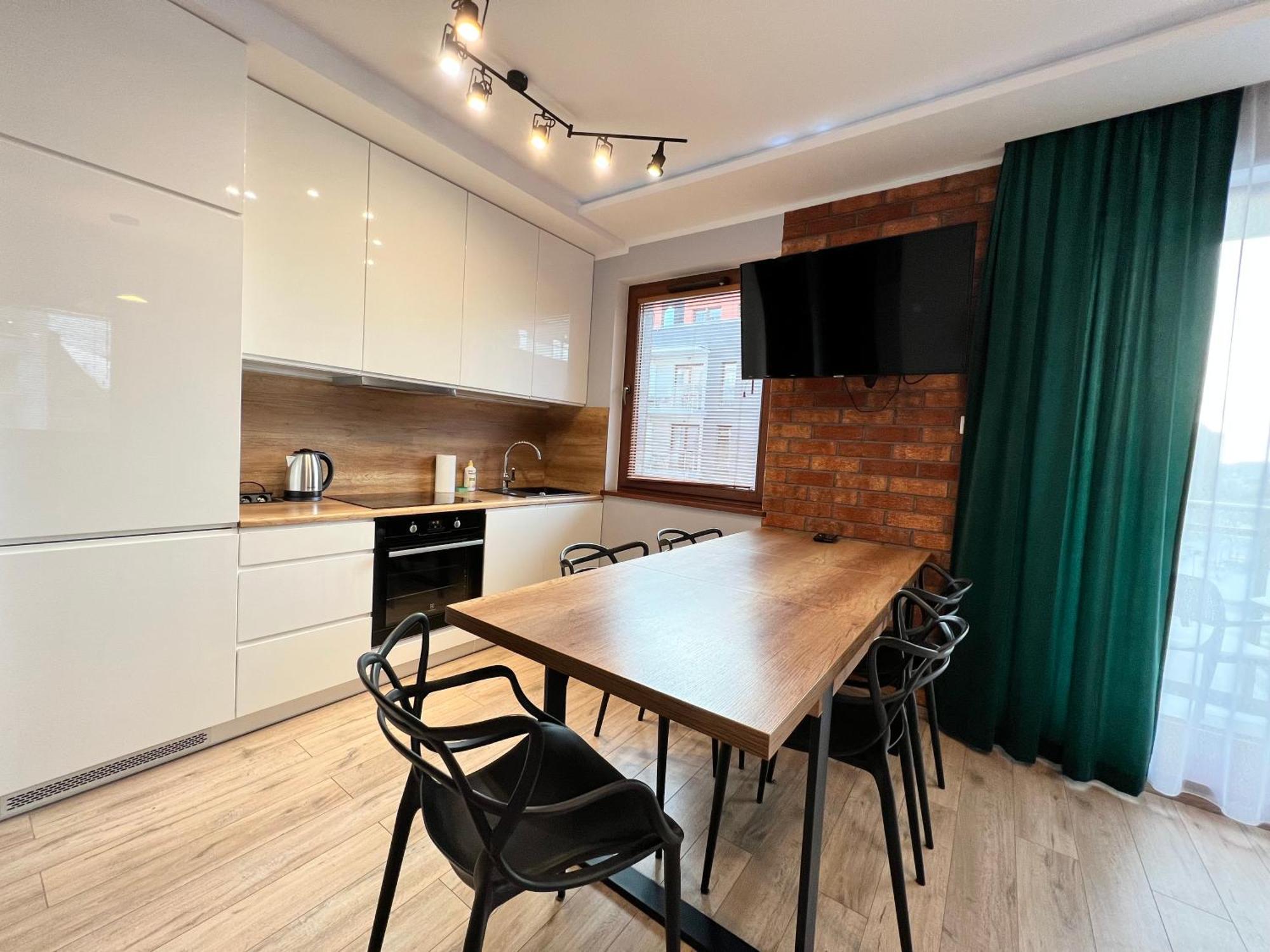 Stylish Apartment Oldtown Riverview Balcony Danzig Exterior foto